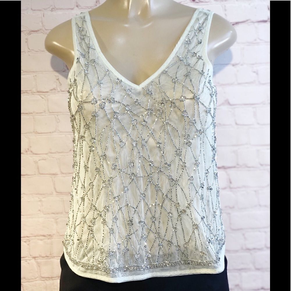 Topshop Sequin swing top 